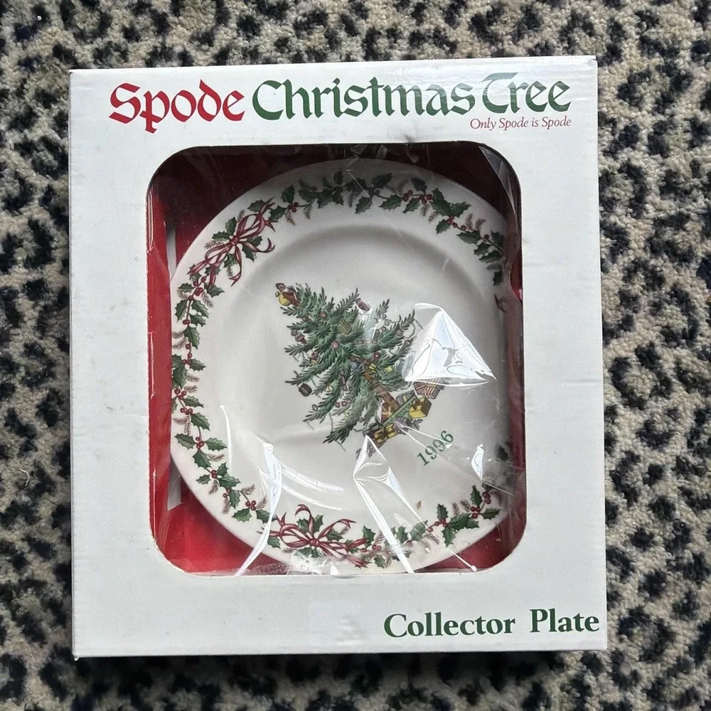 VTG Holiday Spode Christmas Tree Collector 8